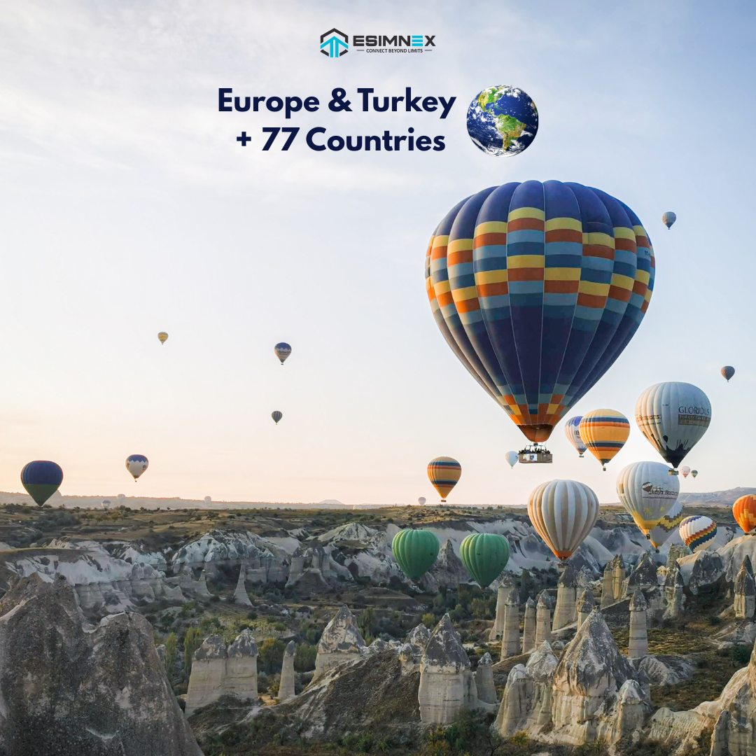 Europe & Turkey (+77 Countries)