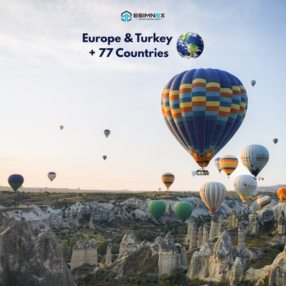 Europe & Turkey (+77 Countries)